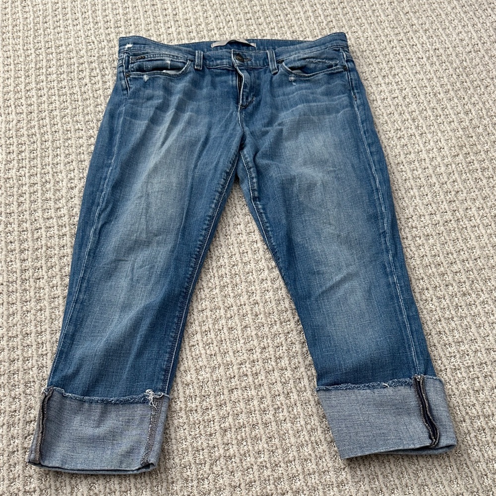 Joe's Jeans Dark Blue Ankle Length Denim